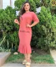 Vestido Midi Antonella Com Babado