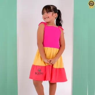 Vestido Infantil Al�a Marias Em Menegotti