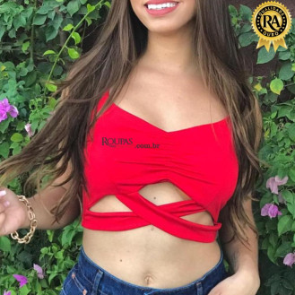 Blusa Cropped Com Bojo
