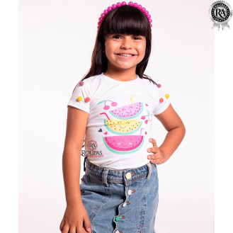 Blusas Modinhas Infantil Em Viscolaycra