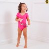 Body Menina Infantil Cotton Penteado