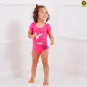 Body Menina Infantil Cotton Penteado