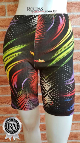 Short Fitness Cotton Estampado M