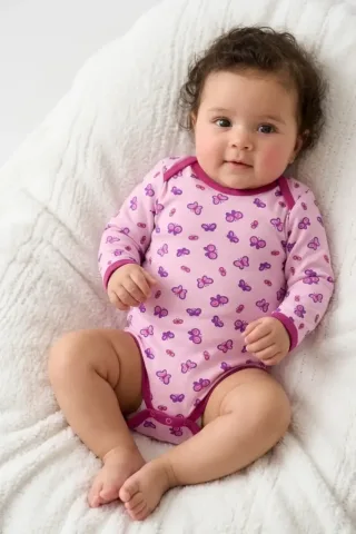 Body para Beb� Manga Longa Estampado