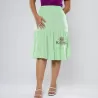Saia Midi Maria Em Viscose
