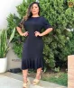 Vestido Midi Antonella Com Babado