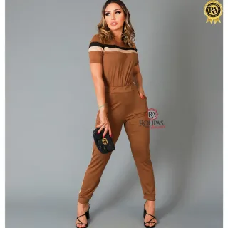 Conjunto Lari Cal�a E Blusa Com Detalhes