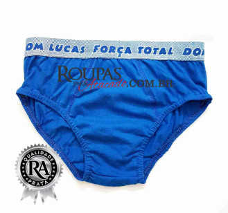 Cueca Algod�o El�stico Masculina