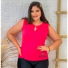 Blusa Feminina Plus Size Lisa Em Suede
