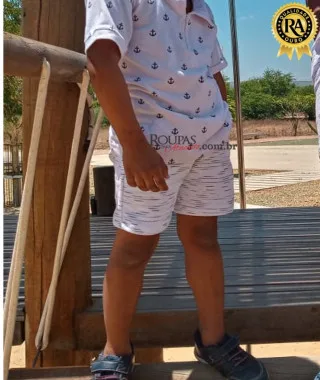 Bermuda Moletom Infantil