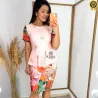 Conjunto Feminino Saia e Blusa Peplum