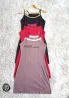 Vestido Curto Al�a fina Basico