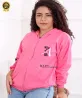 Blusa Moletom Juvenil Feminina Canguru com Capuz