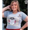 Blusa Tshirts Algod�o Plus Size