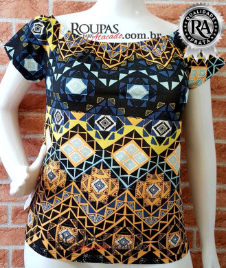 Blusa fio Torcido Estampada G Varios modelos