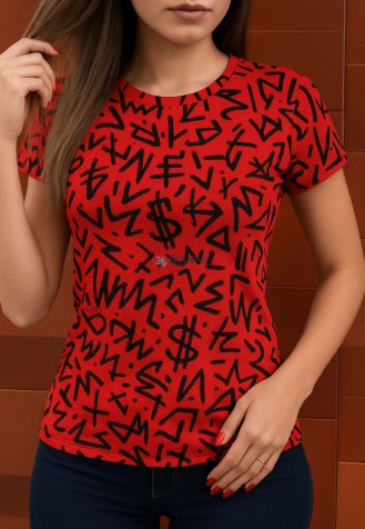 Blusa T-Shirt Estampada Feminina