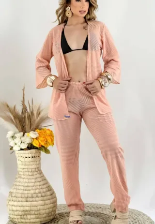 Conjunto Sa�da de Praia Cal�a